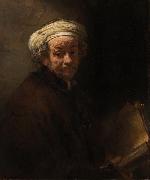 Self-portrait as the Apostle Paul  (mk33) REMBRANDT Harmenszoon van Rijn